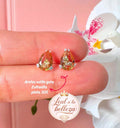 Aretes gota Zultanita