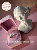Anillo Martillado Plata .925
