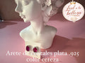 Arete de cristales cereza