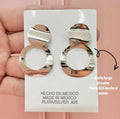 Aretes largo circulo