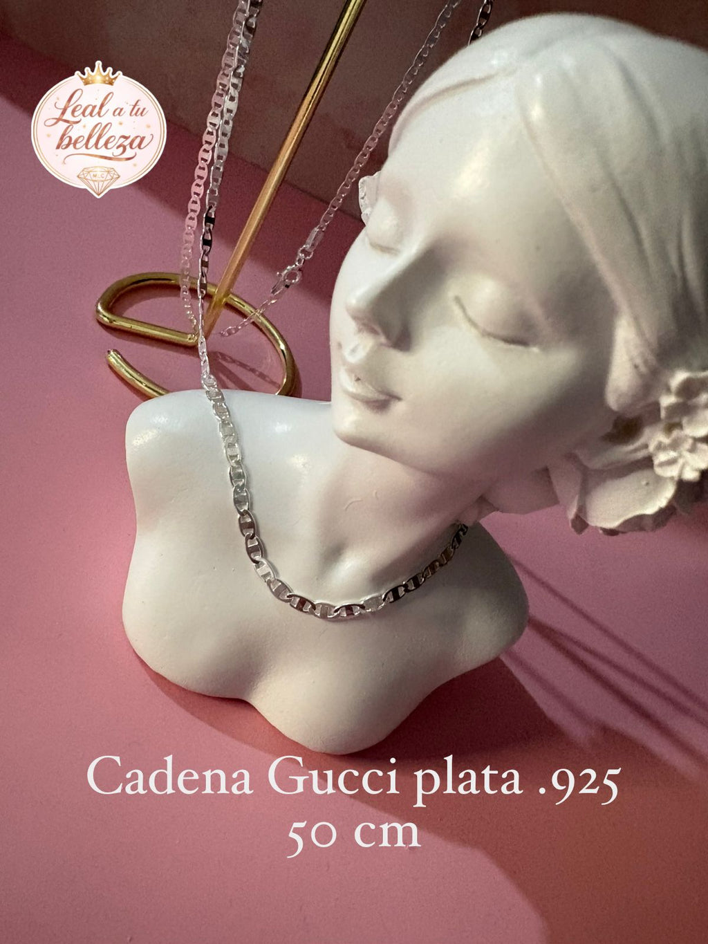 Cadena Gucci lisa 50 cm