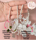 SET DE PULSERA Y COLLAR  PERLA OSO